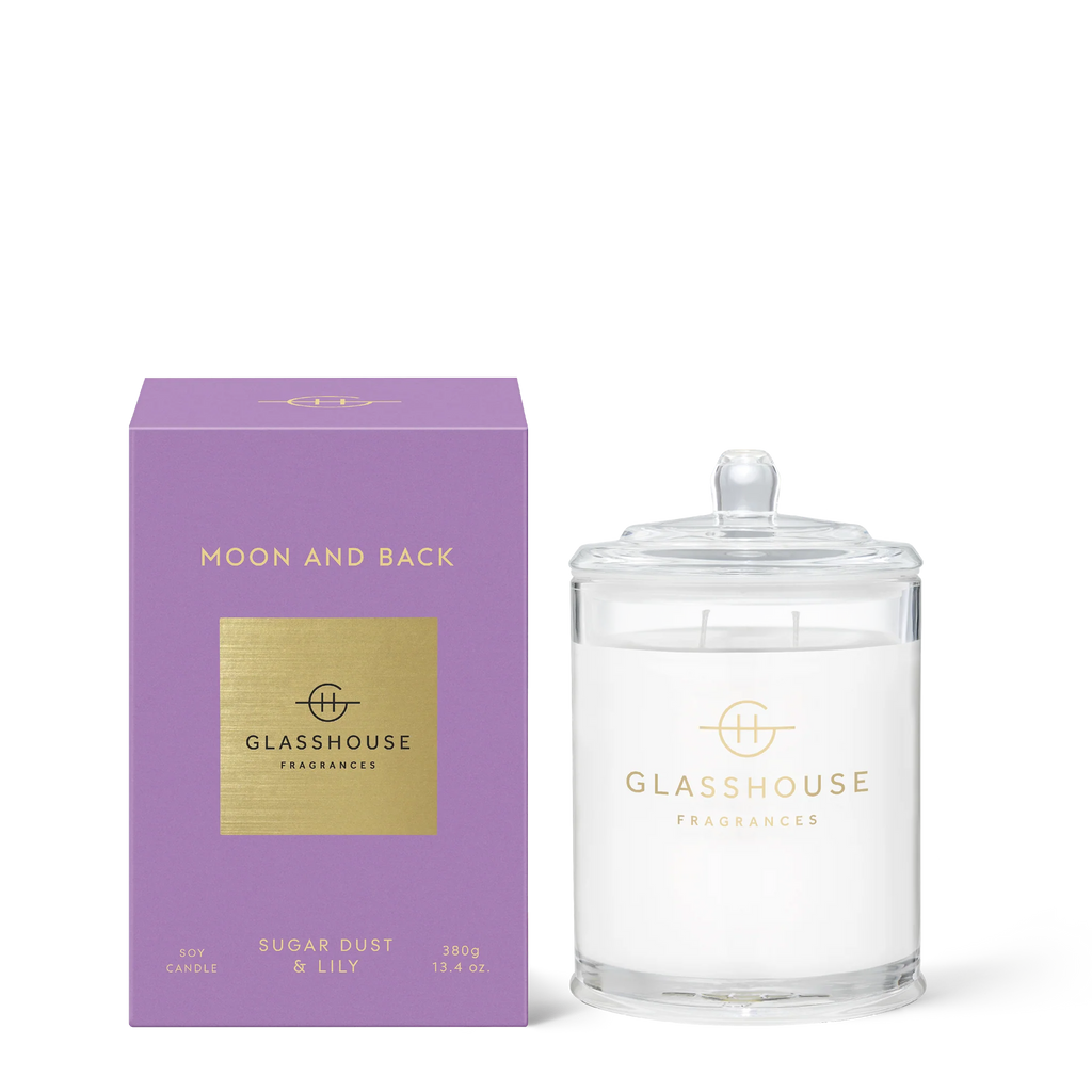 GLASSHOUSE FRAGRANCES Moon And Back Candle - 380g