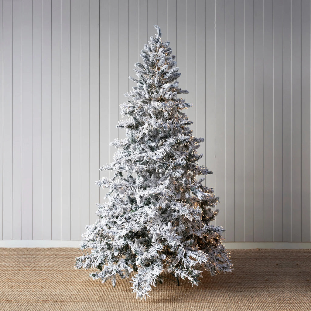 Snowy Nordic Fir 7ft Pre Lit Christmas Tree 6500 LED