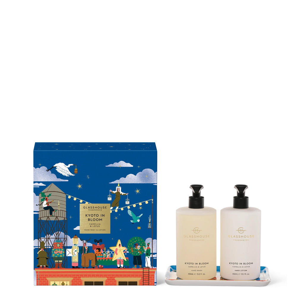 GLASSHOUSE Kyoto In Bloom Christmas Hand Care Duo Set - Limited Edition