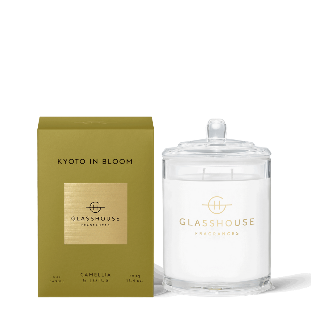 GLASSHOUSE FRAGRANCES Kyoto in Bloom Candle 380g