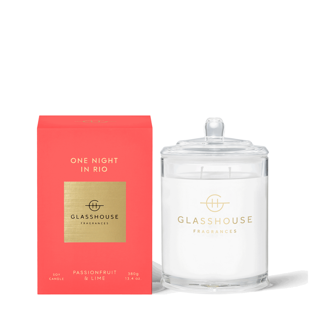 GLASSHOUSE FRAGRANCES One Night in Rio Candle 380g