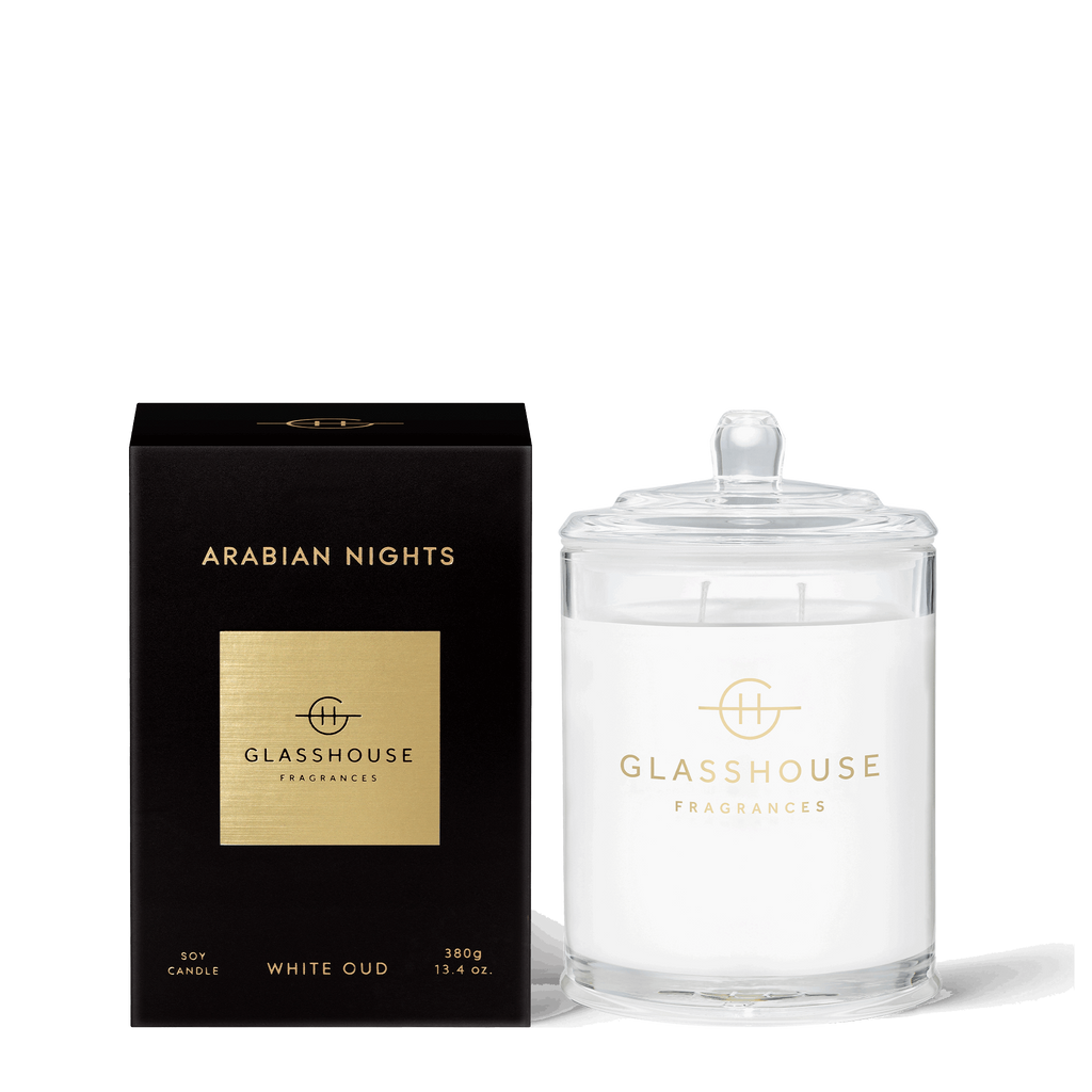 GLASSHOUSE FRAGRANCES Arabian Nights Candle 380g